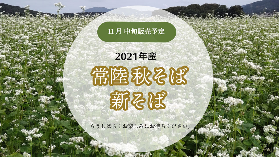常陸秋そば 新そば